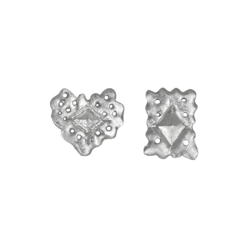 QUANDO S925 Silver Stud Earrings Unisex-7