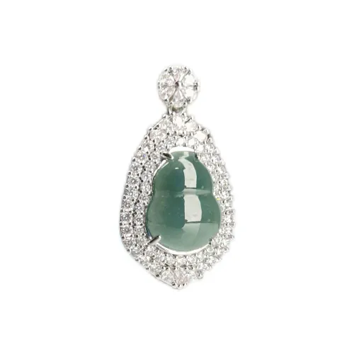 WENFUGE Bean Type Jadeite Pendants Unisex