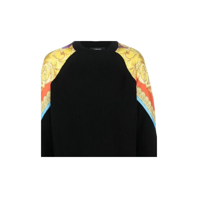 VERSACE Sweaters Men Black-4