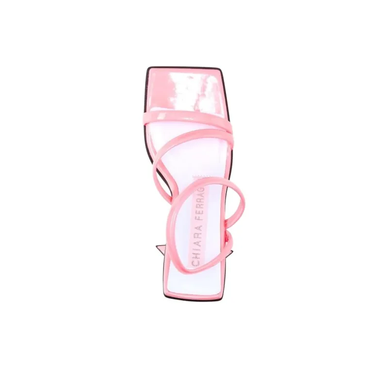 CHIARA FERRAGNI Andromeda Strap Sandals 7.5cm Women's Pink-3