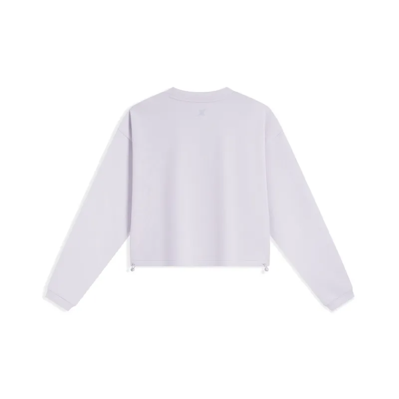 XTEP Sports Life Collection Sweatshirt Women's Galactic Purple-1