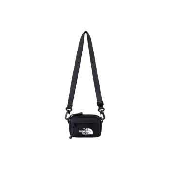 THE NORTH FACE Recycled Polyester Crossbody Bag, Shoulder Bag Mini Unisex Black