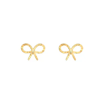 YUJIANDOUDOU S 925 Sterling Silver Gold Plated Stud Earrings Women's