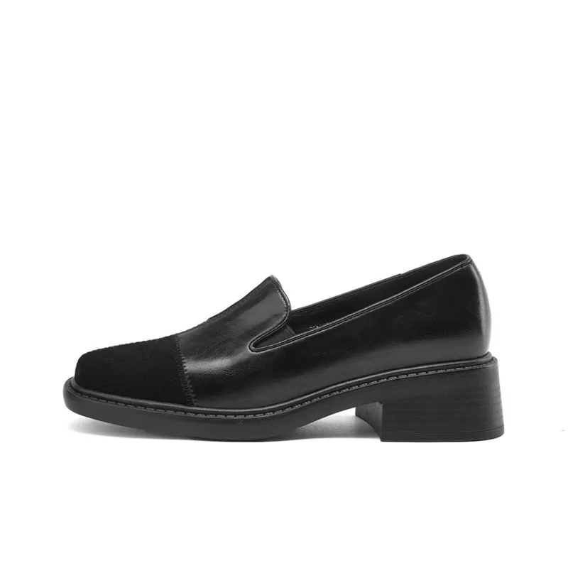 XICUNMINGWU Loafers Women's Black-0