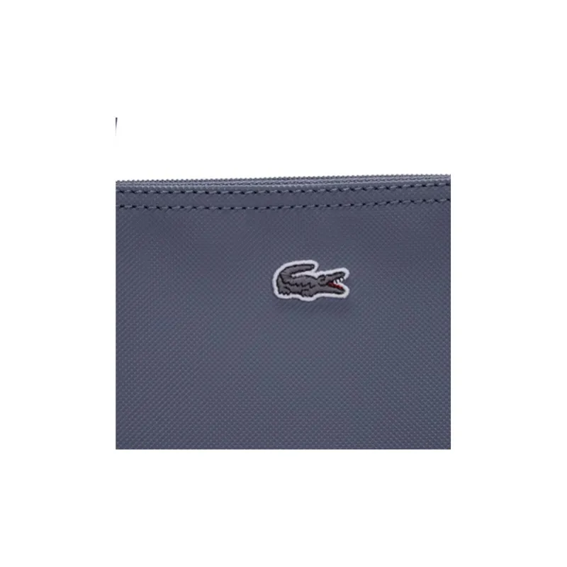LACOSTE PVC Tote Bag Shopping Bag Shoulder Bag Handbag Large Size Women's Blue-4
