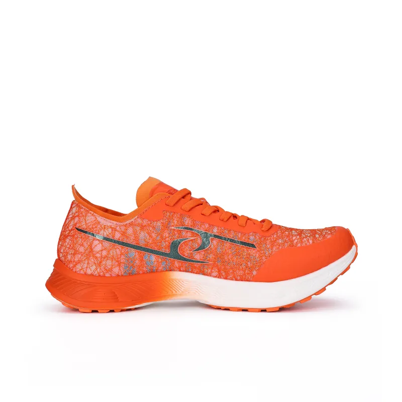 PERW Cushioned Slip-Resistant Rebound Low-Top Training Running Shoes Unisex Zhu Pei Orange-1