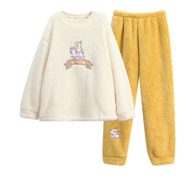 FENTENG x LINE FRIENDS Brown Bear Home Suit Women's-4