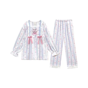 GUKOO Pajama Set Women's Iris Blue