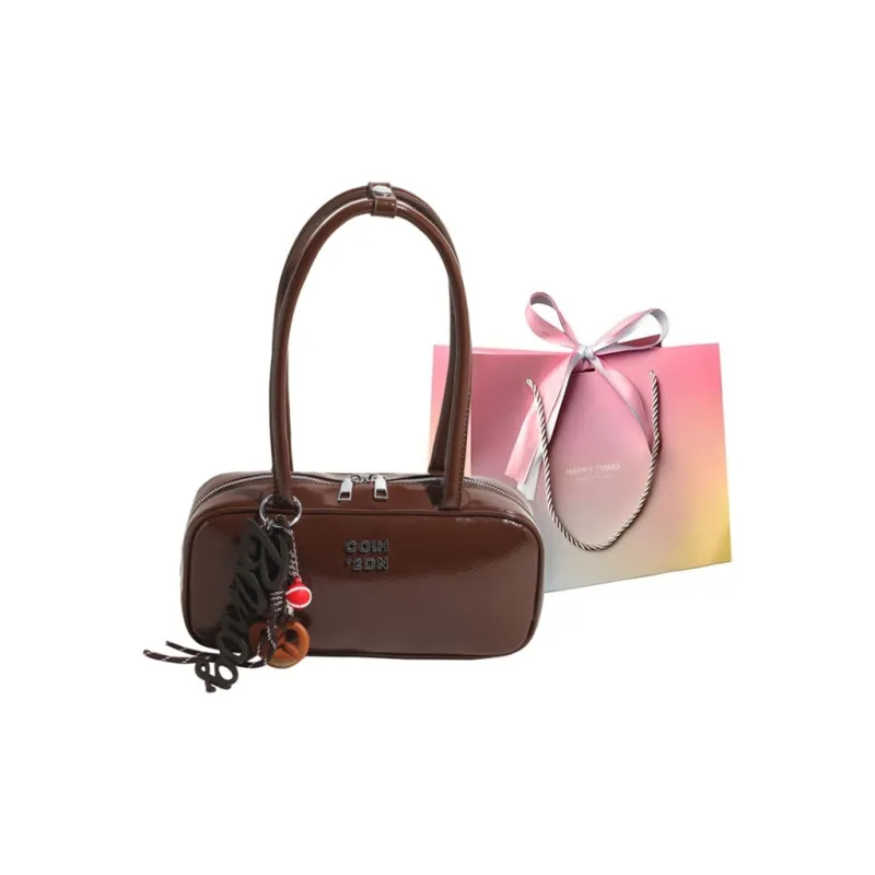 Yalu PU Handbag Shoulder Bag Regular Women's Black/Coffee/Brown-8