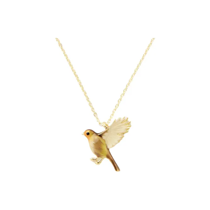Fable Alloy Silver-Plated Gold-Plated Enamel 14K Gold-Plated Zinc Alloy 14k Gold-Plated Brass Necklaces Unisex Gold-1