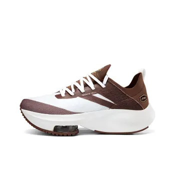Kinglake Cushioning, Slip Resistant, Abrasion Resistant Coverage Low Top Air Cushion Running Shoes Unisex White Brown
