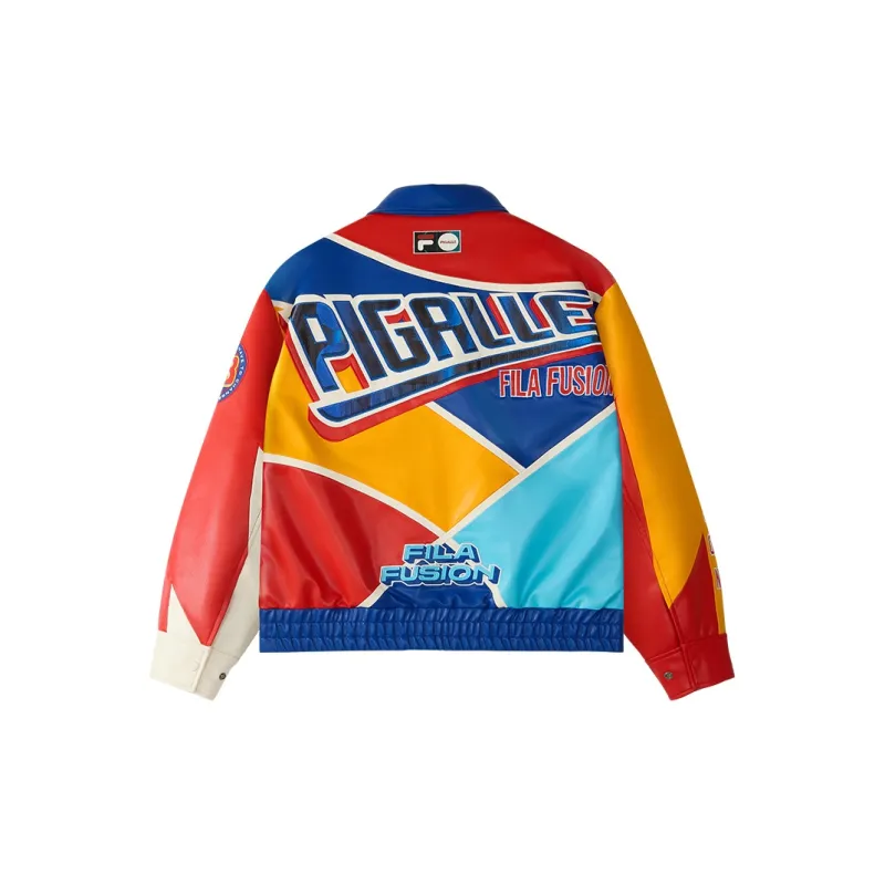 FILA FUSION x PIGALLE Jacket Men's Cyan Blue-1