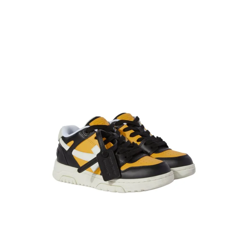 OFF WHITE Out Of Office Low Top Kids' Skateboarding Shoes Yellow Kids'-2