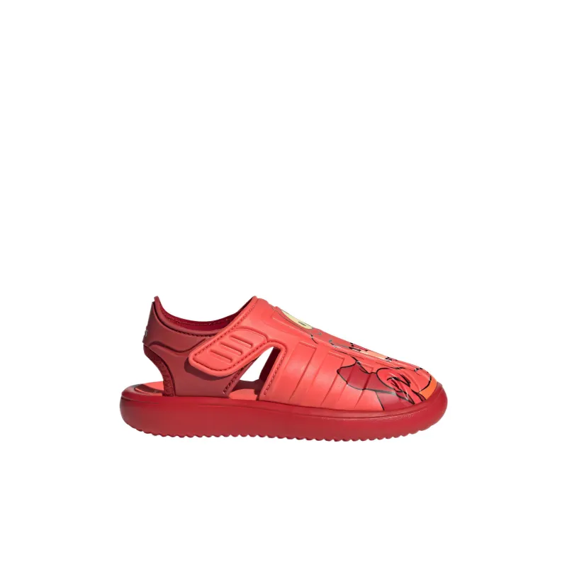 Disney x Adidas Slip Resistant Low Top Children's Sandals Better Scarlet Kids'-1