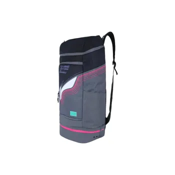 LiNing Polyester Backpack Regular Unisex Gray & Black Pink