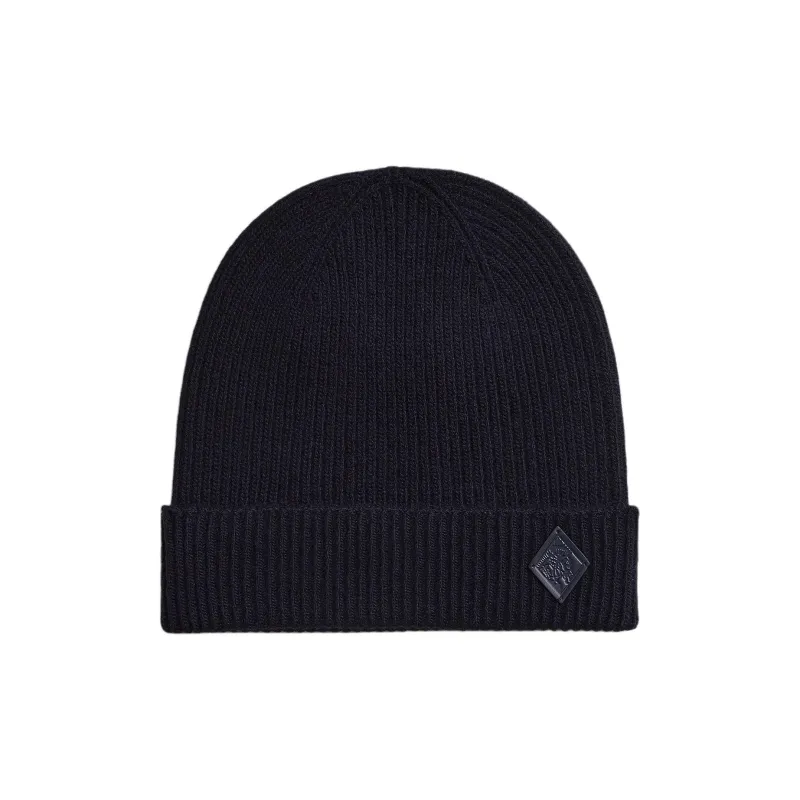 HERMES Wool Cashmere Calfskin Beanies Men's Multicolor-1