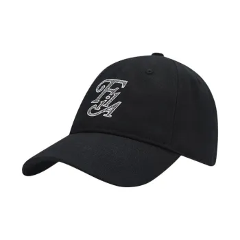 FILA Cotton Baseball Caps Unisex Black