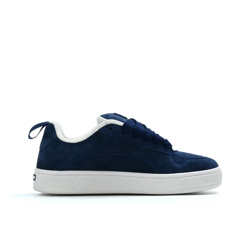JIPAINIAO Puffy Shoes Low Top Skateboard Shoes Unisex Cerulean-1