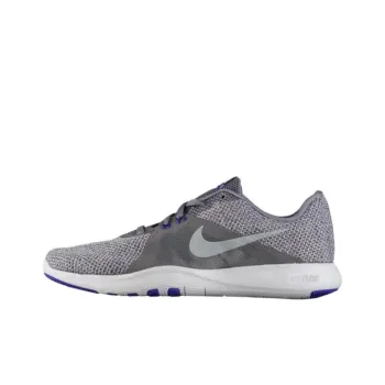 Nike Flex Trainer 8 Anti Slip Wear Resistant Low Top Training Shoes Women's Gray