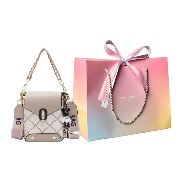 Yalu PU One Shoulder Handbag Women's Multicolor-14