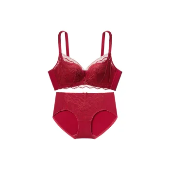 Urban Beauty Underwear Set Women's Berry Red