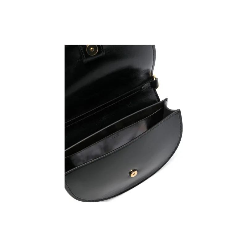 Chloe Calfskin One Shoulder Handbag Women's Black-3