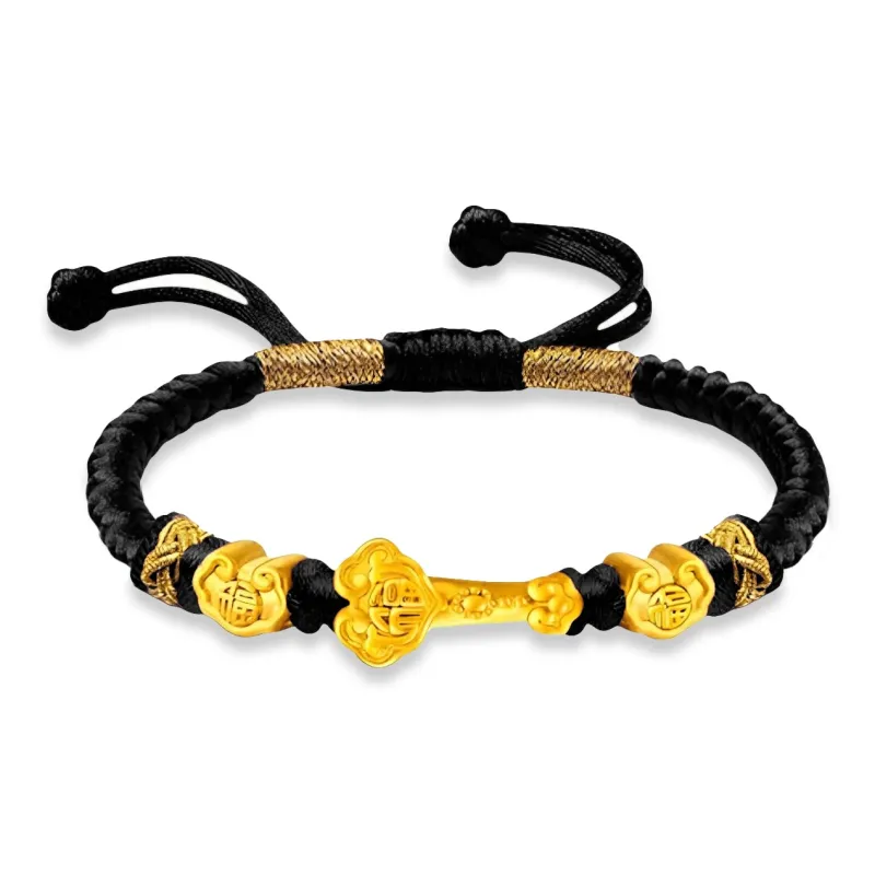 SINO GEM Gold Bracelet Unisex-2