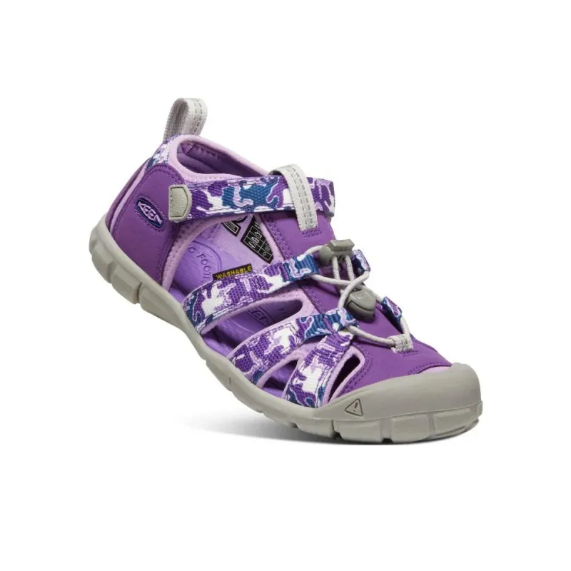 KEEN Seacamp 2 Low-Top Children's Sandals Camouflage Purple Teenagers-1