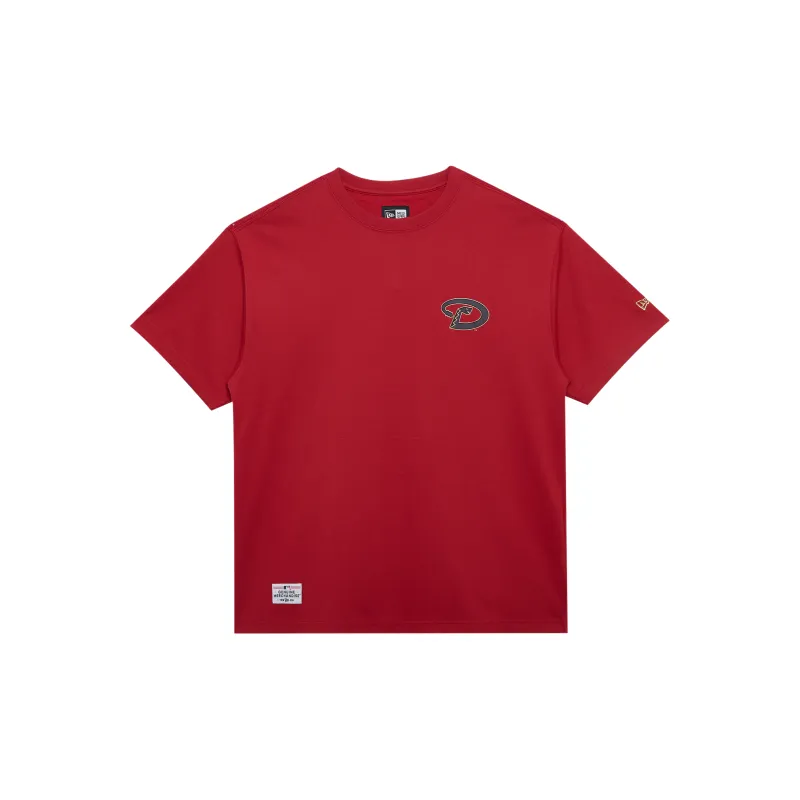 New Era New Era X MLB Co brand T Shirts Unisex Red-1