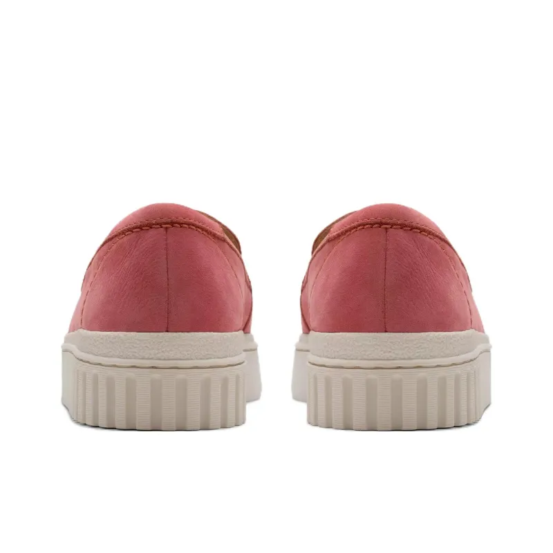 Clarks Mayhill Cove Loafers 3.5cm Women's Red-4