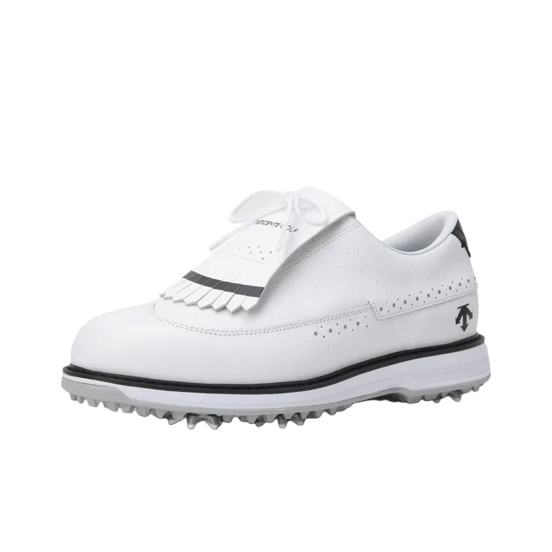 DESCENTE PRO CLASSIC LACE Anti Slip Wear Resistant Low Top Golf Shoes Women's White-1