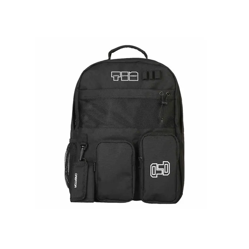 Tonlion Oxford Backpack Regular Unisex Black-0