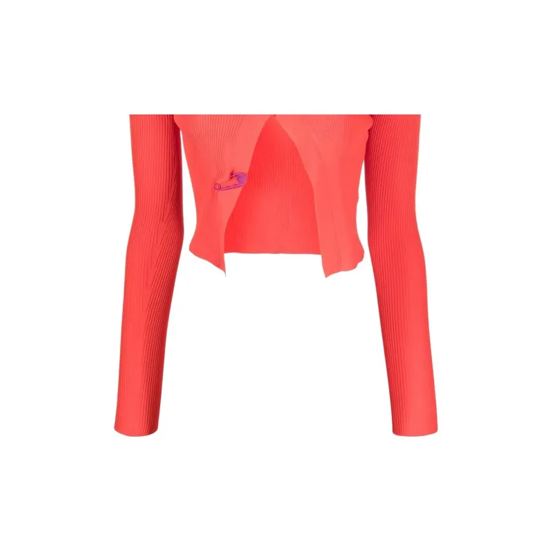 VERSACE SS22 Crop Top Women's Red-5