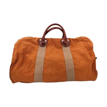Alternative Country Vintage Canvas Handbag, Crossbody Bag Unisex Brown