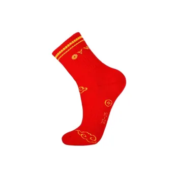 VICTOR Mid Calf Socks Unisex 1 Pack Lava Red