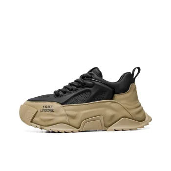 JANECO Anti Slip Wear Resistant Low Top Chunky Sneakers Men's
