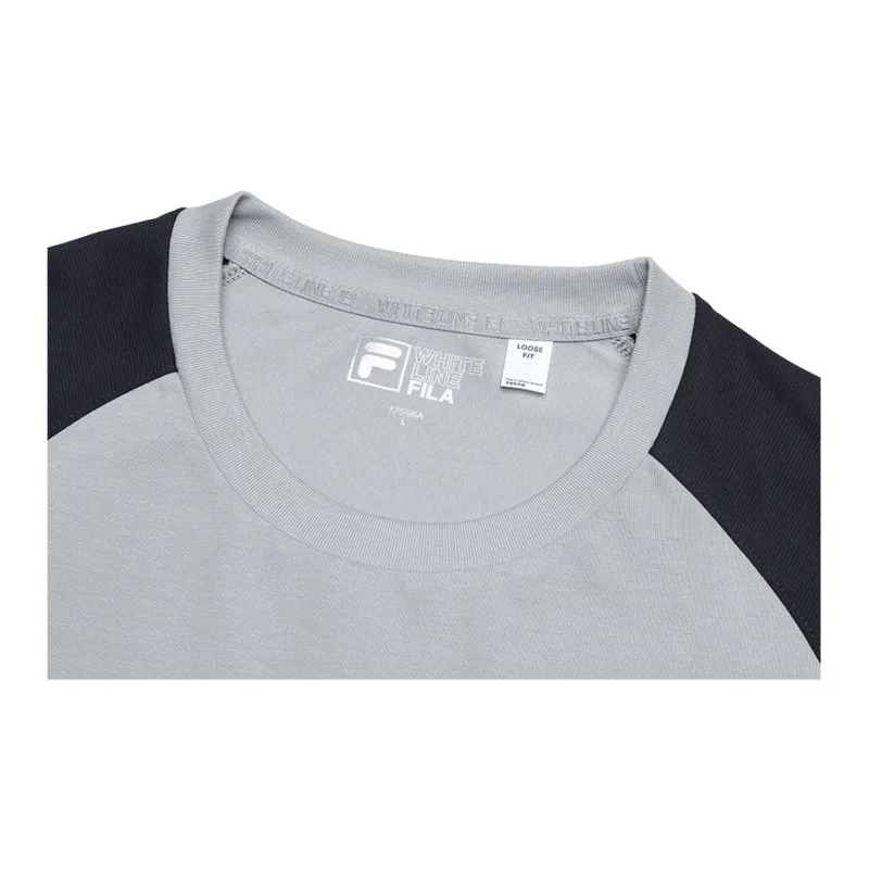 FILA T Shirt Men's Marble Asphalt Gray Green-5