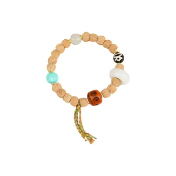 SHUZHUO Cacumen Platycladi Seeds Bracelets Unisex