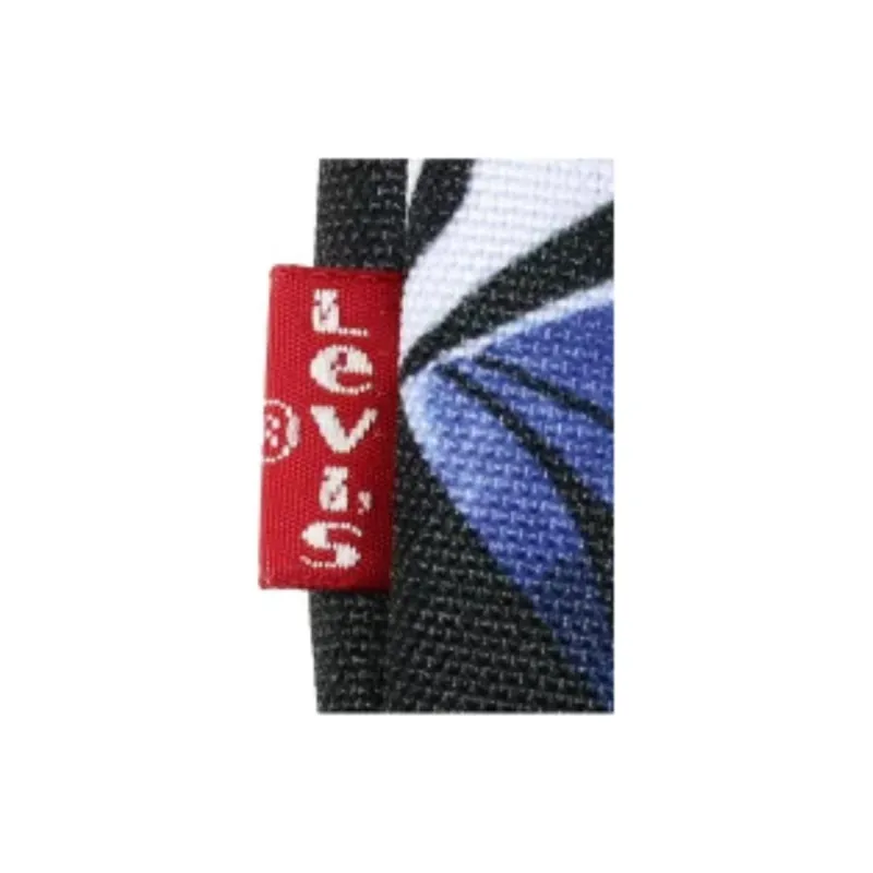 Levi's Polyester Shoulder Bag, Crossbody Bag Trumpets Unisex Black Print-2
