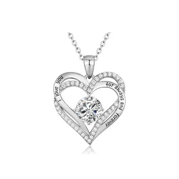WUMZK 925 Sterling Silver Necklaces Women's