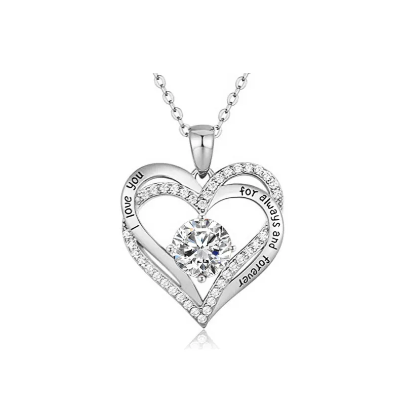 WUMZK 925 Sterling Silver Necklaces Women's-0