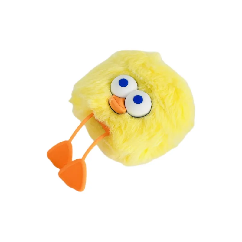 Wei Xin Compatibility Apple AirPods 4/2/3/4th Generation/AirPods Pro/Pro 2 Plush Long Legged Duck Headphone Cases-4