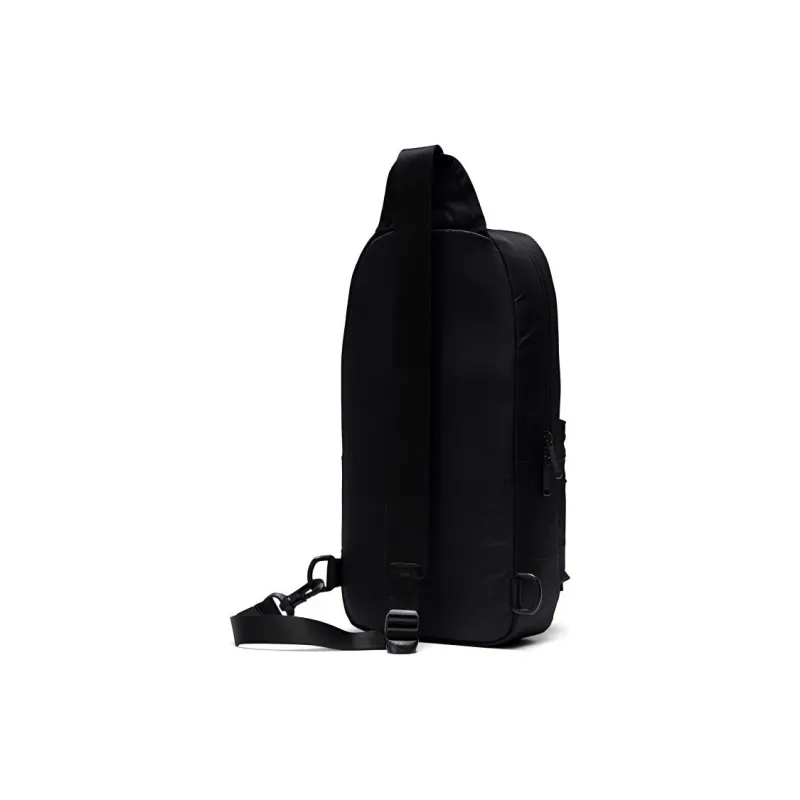 Herschel Recycled Material Sling Bag, Cell Phone Pouch, Shoulder Bag, Crossbody Bag Regular Unisex Black-1