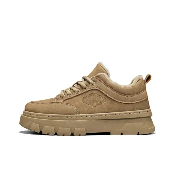 PLAY COBBLER Anti Slip And Wear Resistant Warm Low Top Casual Shoes Men's