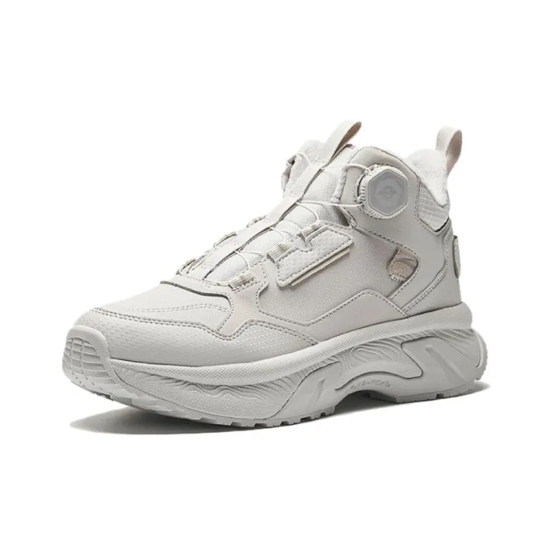 CHAOJIANTA Slip Resistant Warm Height Increasing High Top Casual Shoes Women's Gray-1