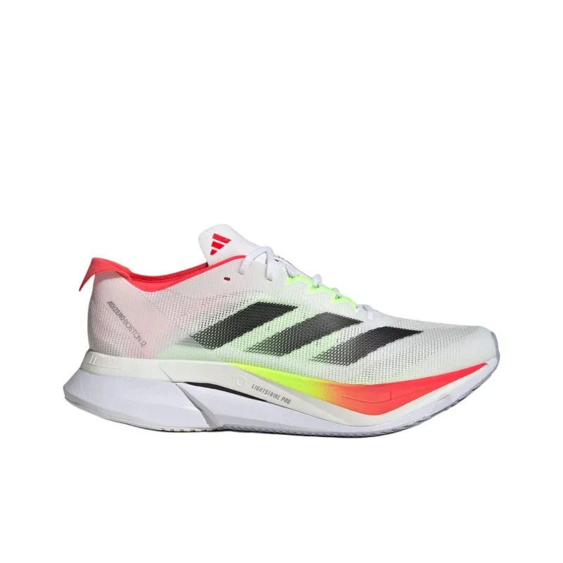 Adidas Adizero Boston 12 Cloud White Core Black Lucid Red-1