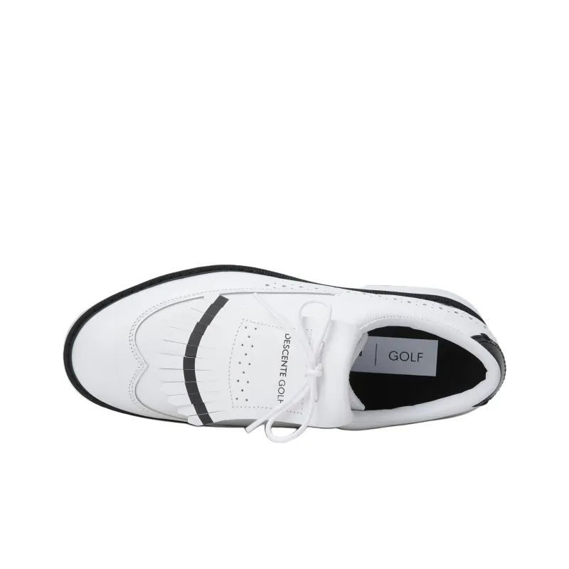 DESCENTE PRO CLASSIC LACE Anti Slip Wear Resistant Low Top Golf Shoes Women's White-3