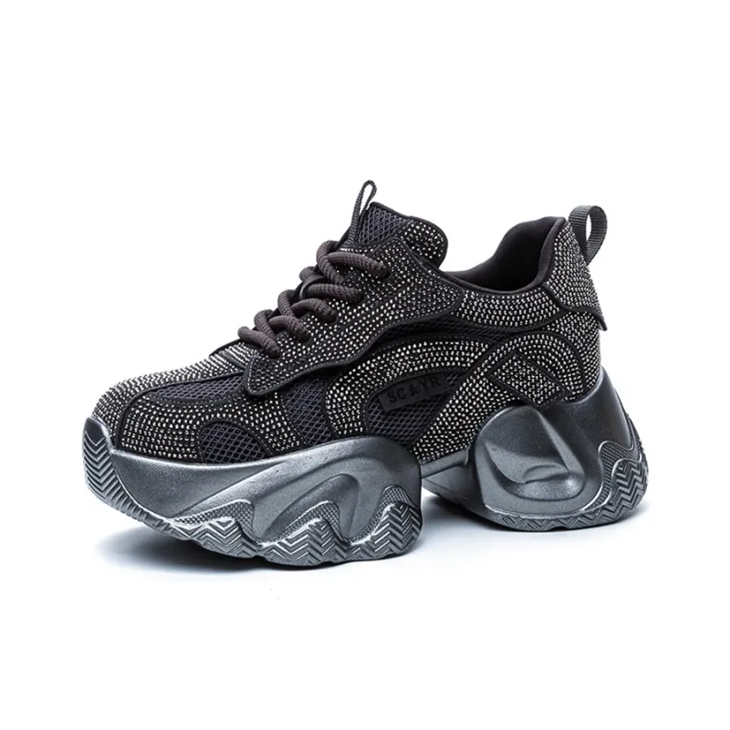 MABEL&CO Wear-Resistant Low-Top Chunky Sneakers Women's-5