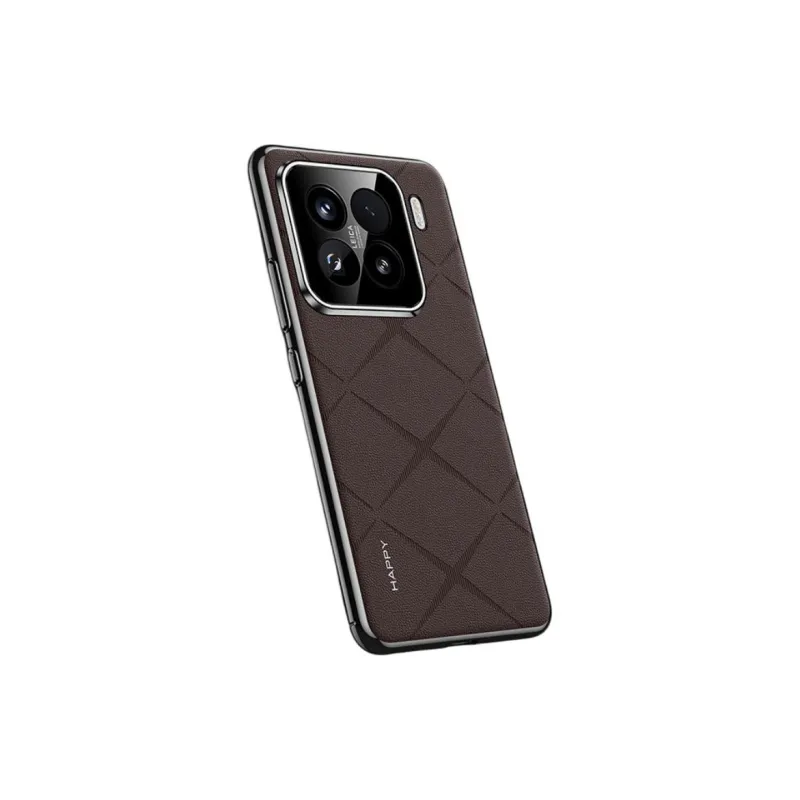 BOLIANSHI Vegan Leather Material Attractive Phone Cases Compatibility Xiaomi 15 Pro Fashionable Business Case-12