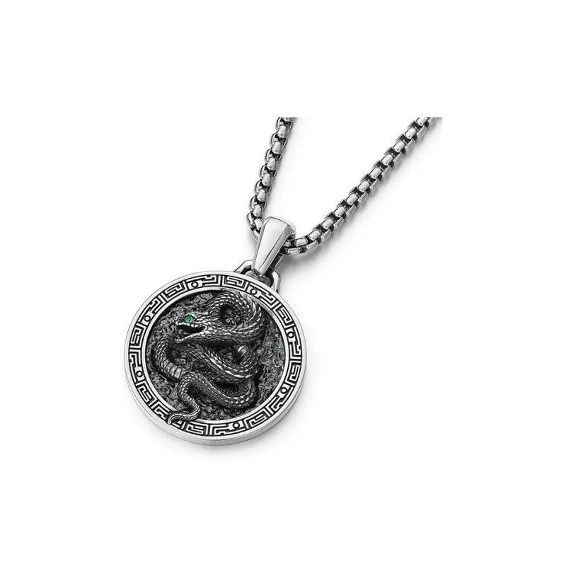 MYSH 925 Sterling Silver Necklaces Men's-6